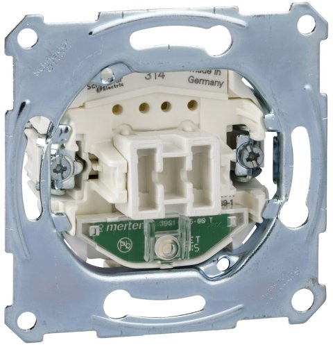 Выключатель с подсветкой без накладки без рамки Schneider Electric Merten System M 1-кл. 1 п. картинка
